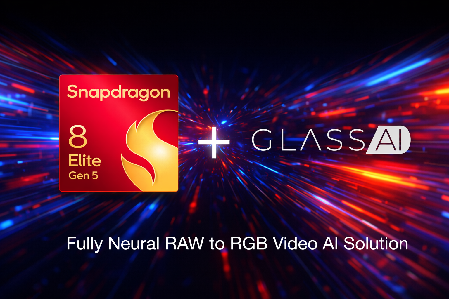 Glass Imaging Announces Availability of GlassAI™ RAW Video Neural ISP Pipeline on Qualcomm Chipsets
