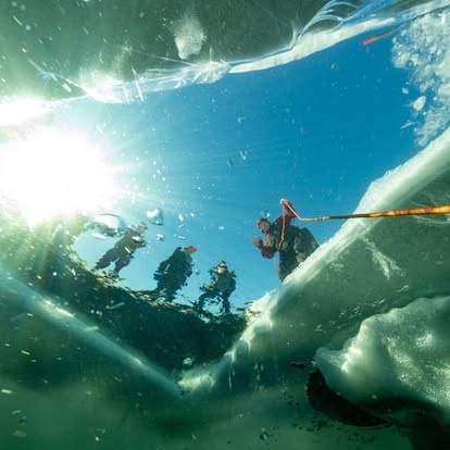 9th Annual Ice Hole Festival in Lake Okoboji, IA